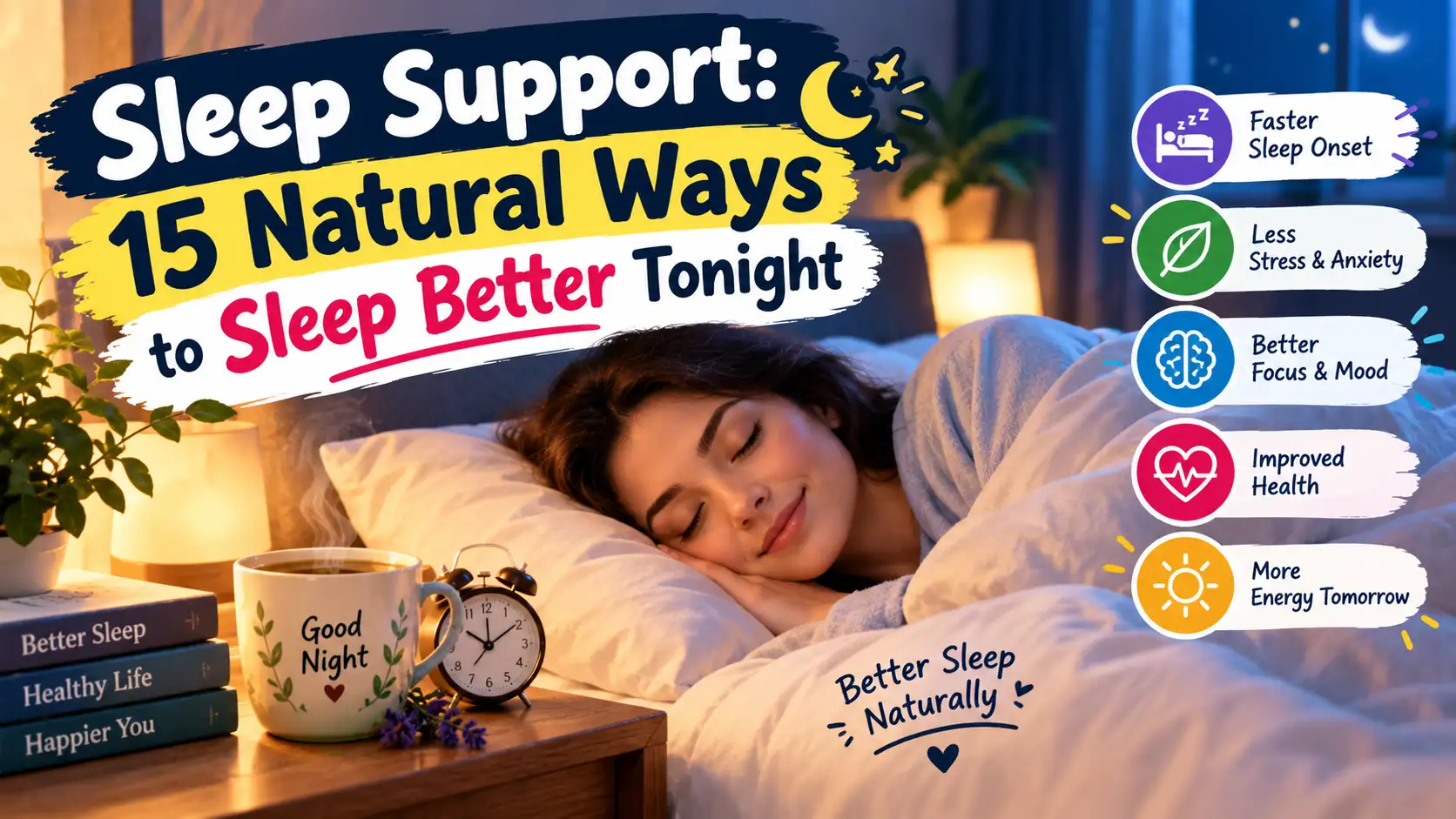 15 Natural Ways to Sleep Better