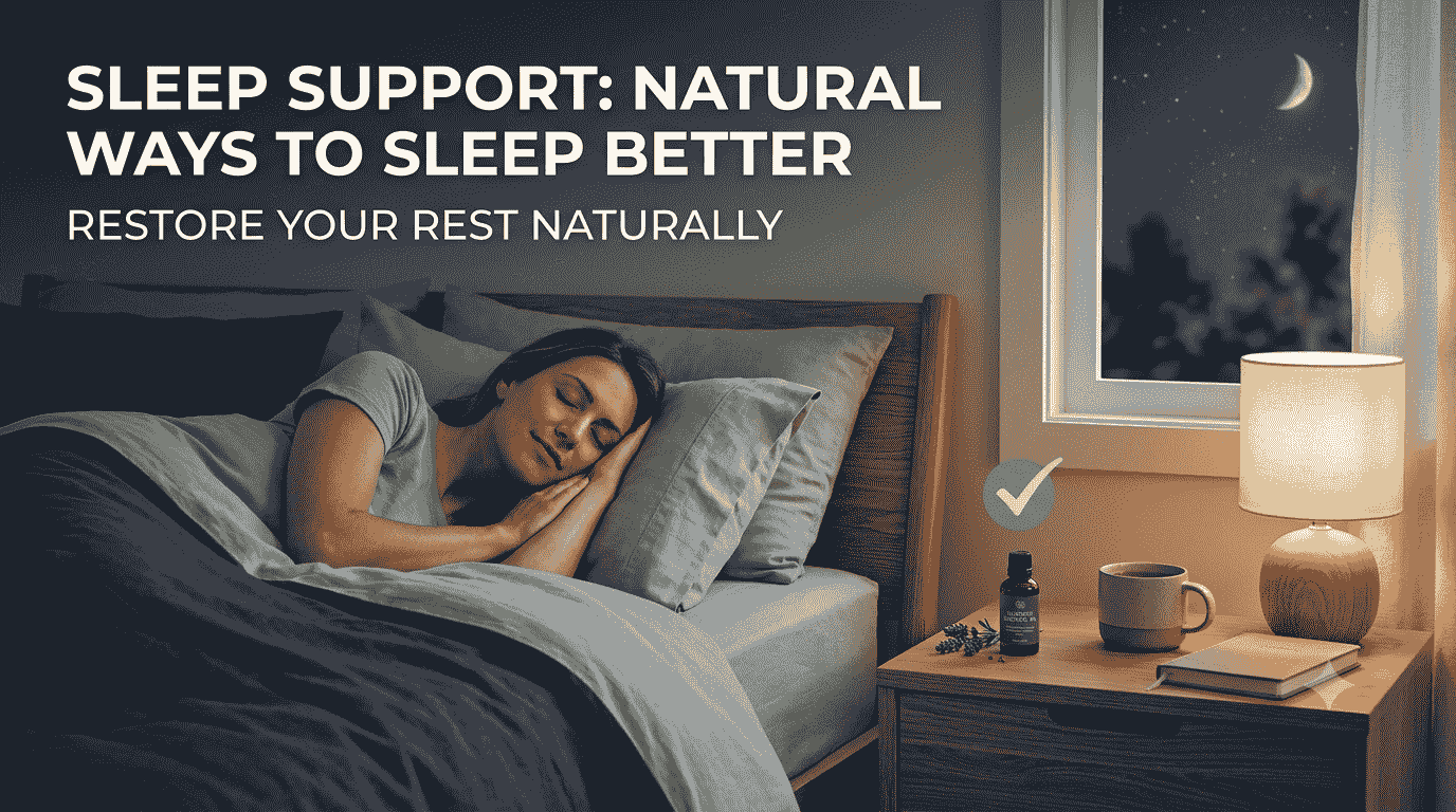 Sleep Support 2026 Natural Ways to Sleep Better (Without Melatonin Doing All the Work)